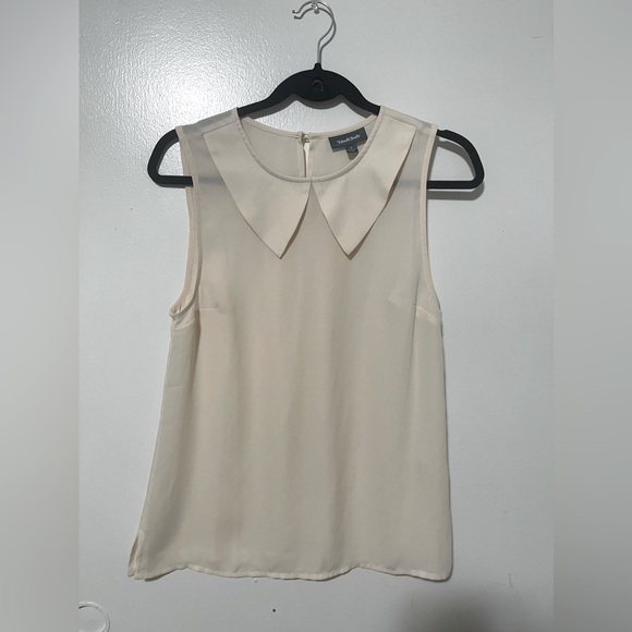 Modcloth Tops - ModCloth cream vintage inspired blouse size S